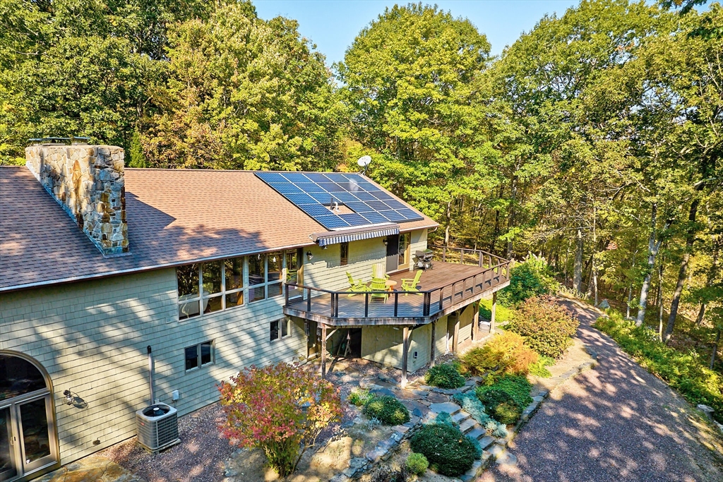 72 Crooked Ledge Road Southampton, MA 01073 - Photo 2 of 42 an aerial view of a house with a ocean view