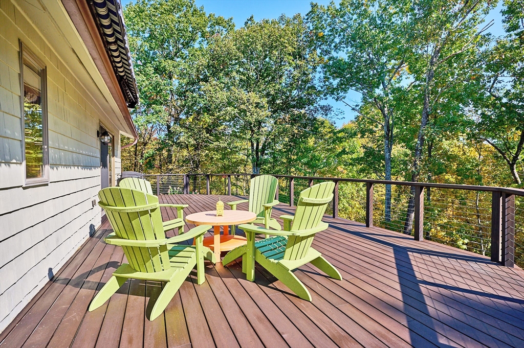72 Crooked Ledge Road Southampton, MA 01073 - Photo 32 of 42 a view of a deck with chairs