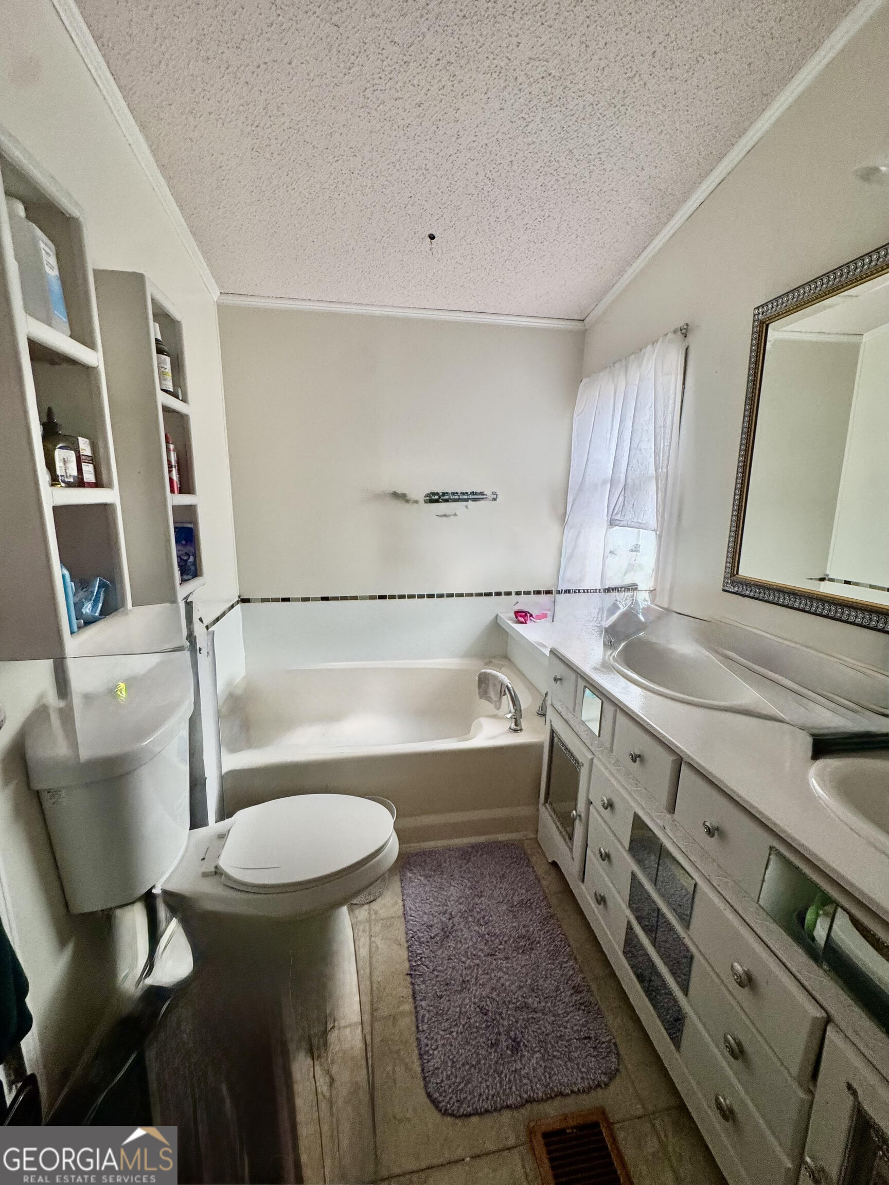 29 Settlement Road Dallas, GA 30132 - Photo 10 of 13 a bathroom with a sink a toilet a mirror and bathtub