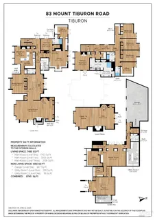 $6,698,000 | 83 Mt Tiburon Road, Tiburon, CA 94920