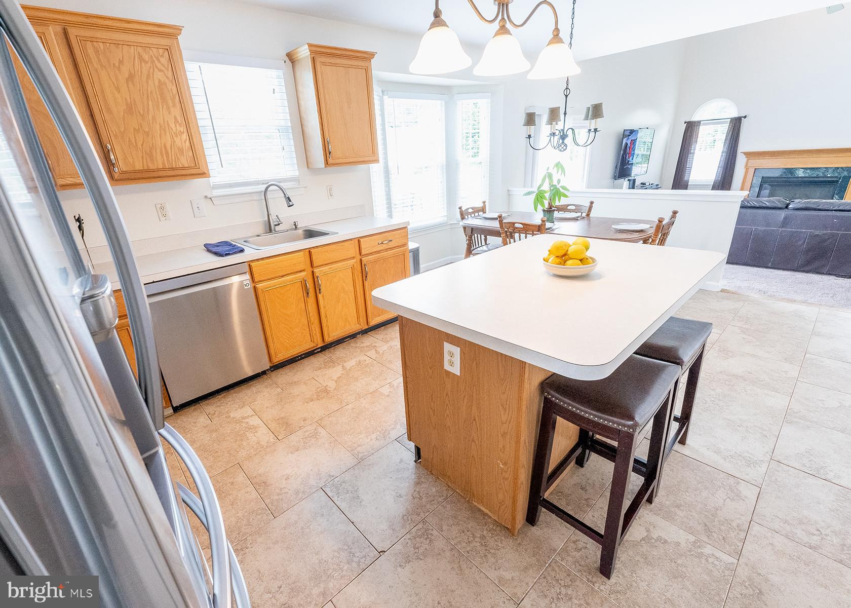 7 Mohr Road Burlington, NJ 08016 - Photo 10 of 22 Kitchen with tile floor and center island