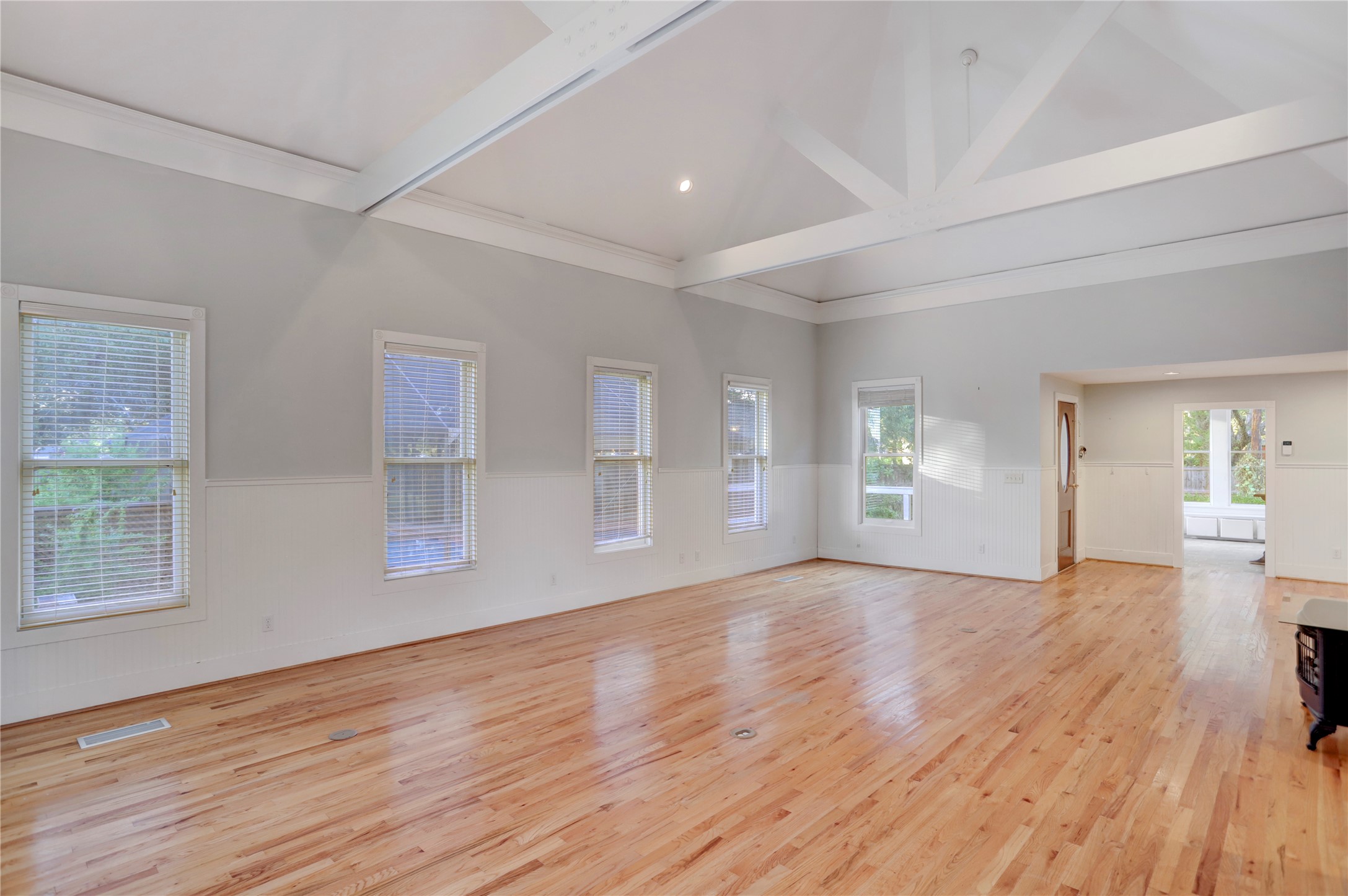 238 Bridge Street Glen Flora, TX 77443 - Photo 19 of 34 a view of empty room with wooden floor and fan