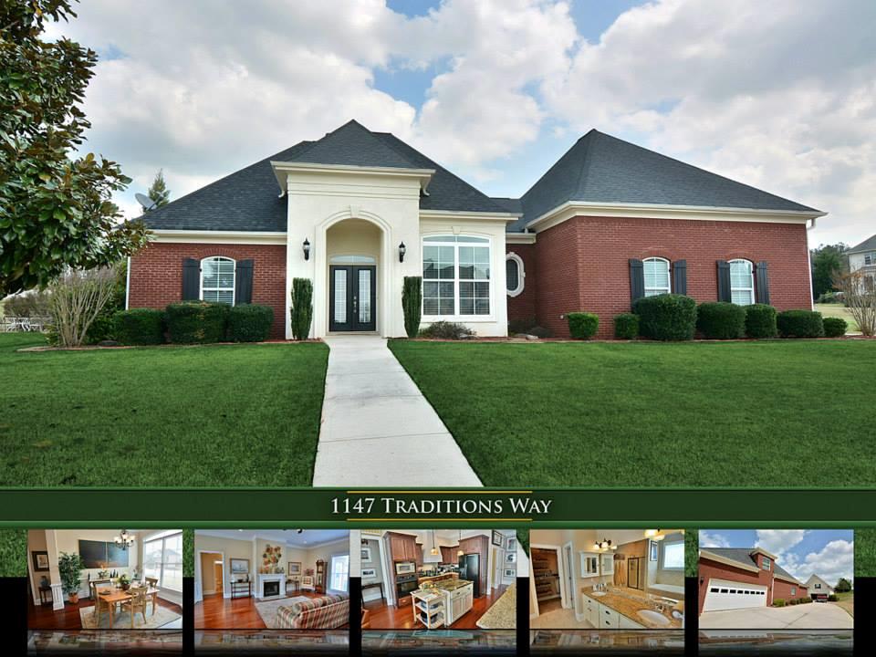1147 Traditions Way Jefferson, GA 30549 - Photo 1 of 1 a front view of a house with garden