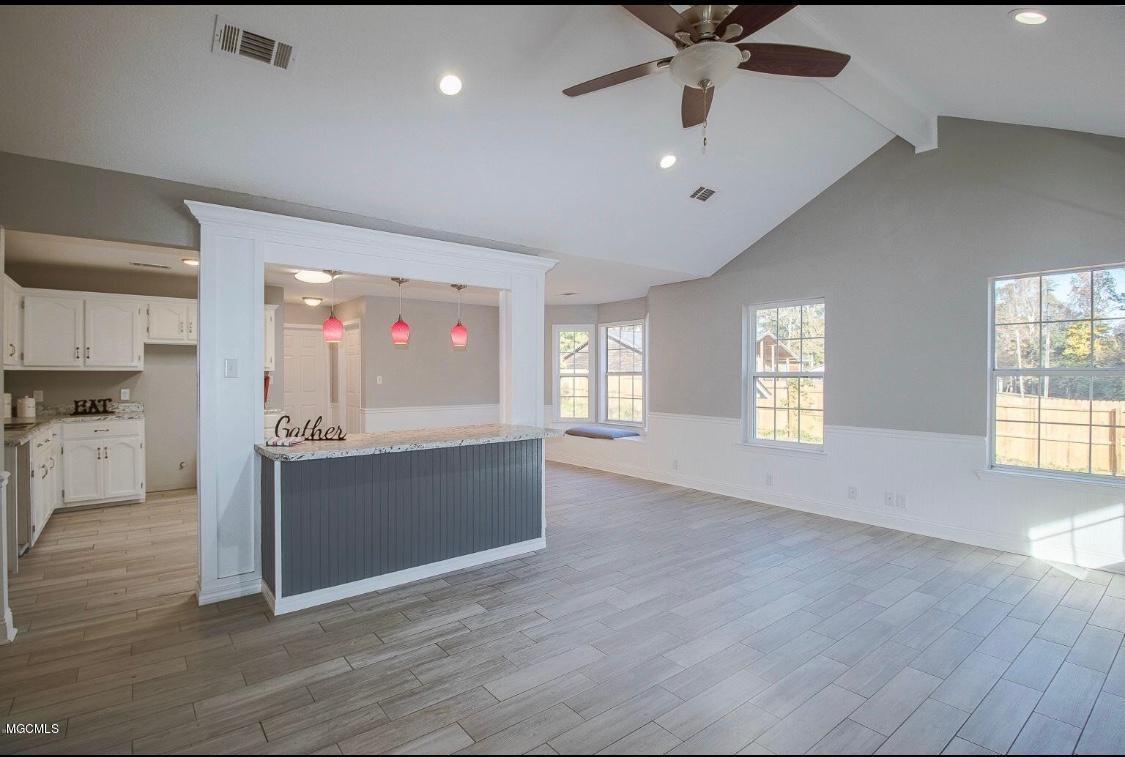 17225 C E Nall Road Moss Point, MS 39562 - Photo 8 of 19 Vaulted LR ceiling