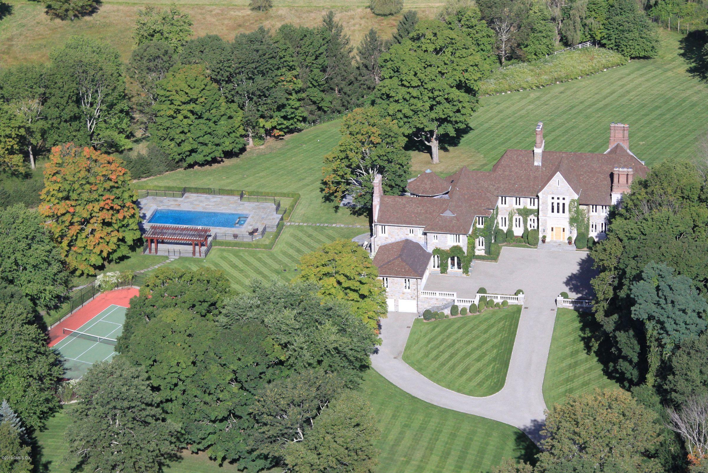 19 Lower Cross Road Greenwich, CT 06831 - Photo 36 of 36 an aerial view of a house