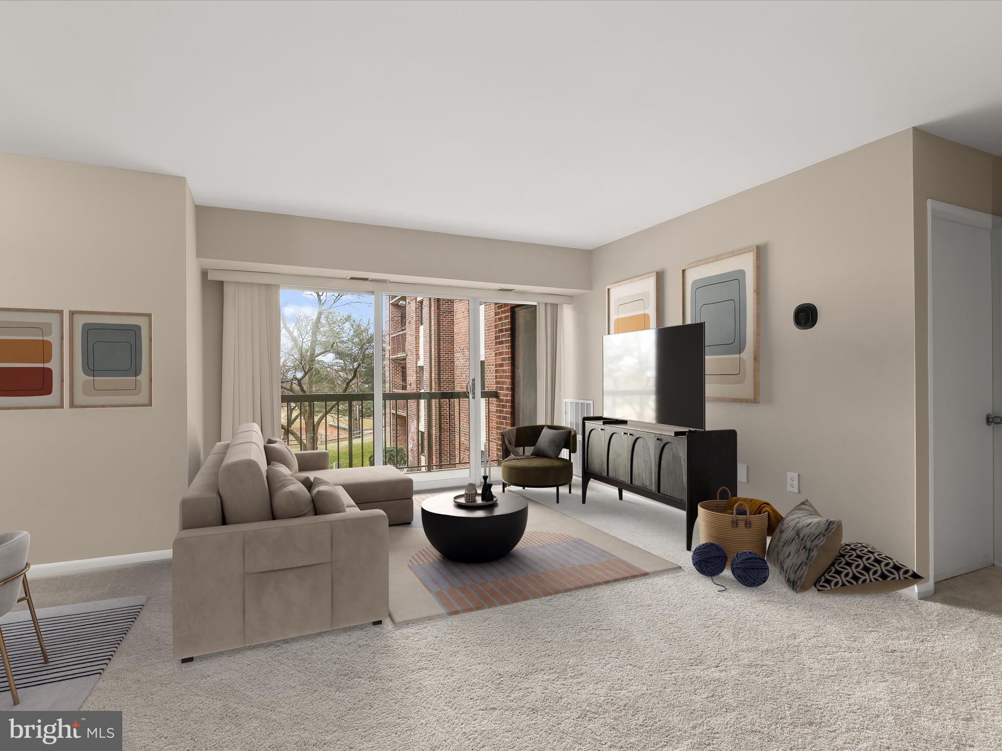 15603 Dorset Road, Unit 103 Laurel, MD 20707 - Photo 3 of 41 Living Room Staged Using Virtual Tools