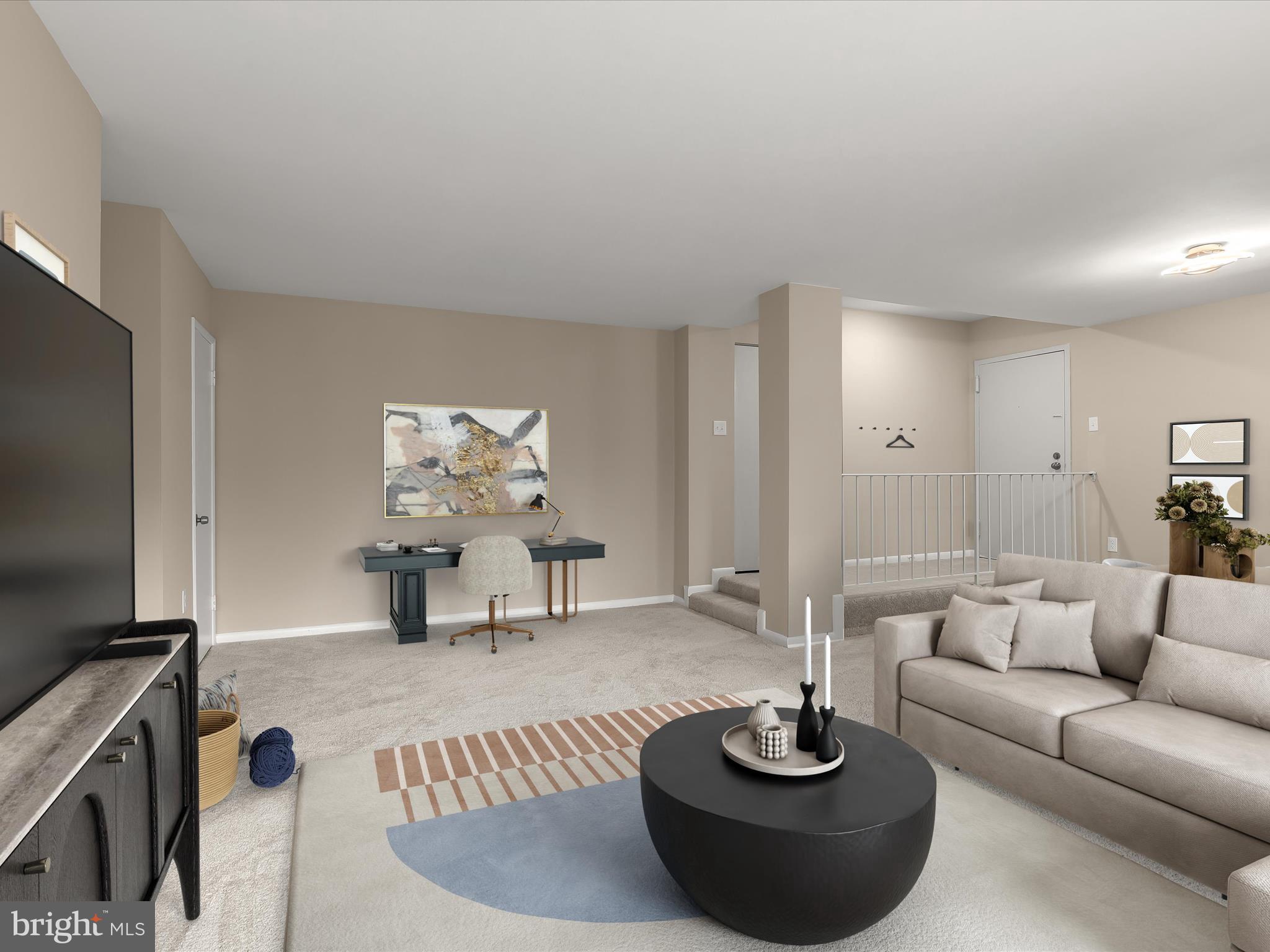 15603 Dorset Road, Unit 103 Laurel, MD 20707 - Photo 5 of 41 Living Room Staged Using Virtual Tools
