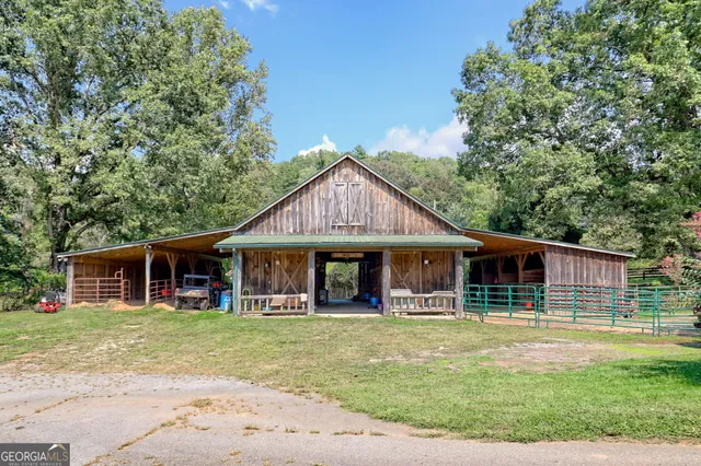 a view of a house with a porch