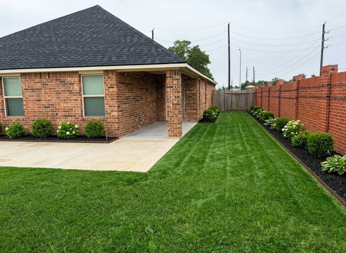 24307 Hampton Terrace Lane Spring, TX 77389 - Photo 16 of 20 Imagine your ideal outdoor retreat in this beautifully staged patio and backyard, perfect for relaxation and entertaining.