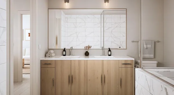 a kitchen with stainless steel appliances a sink and cabinets