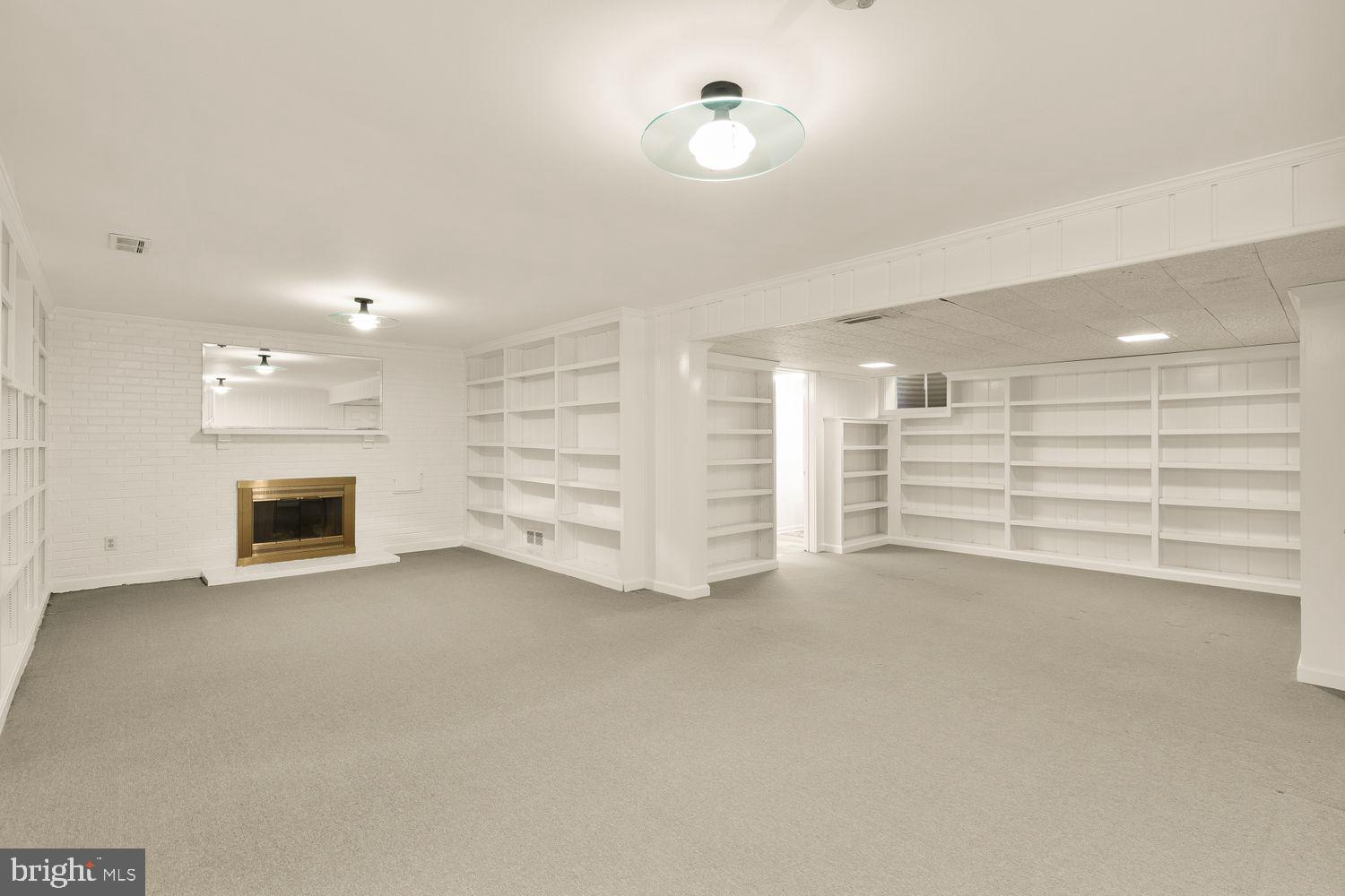 5810 Overlea Road Bethesda, MD 20816 - Photo 39 of 52 Freshly painted basement family space