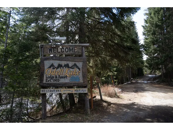 a view of outdoor space with sign board