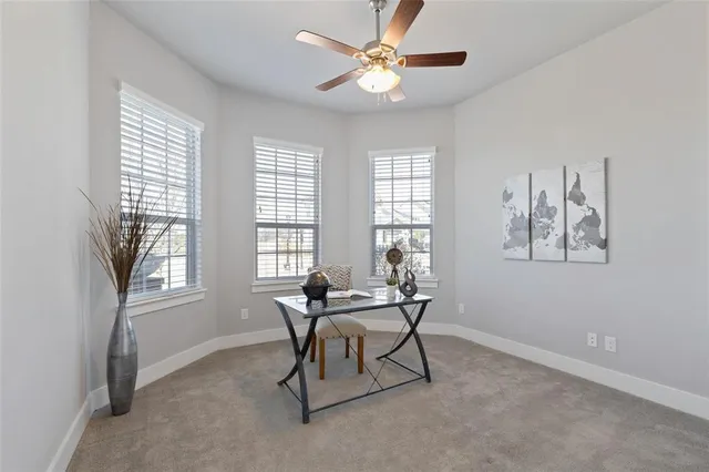 a view of a livingroom with furniture and a livingroom
