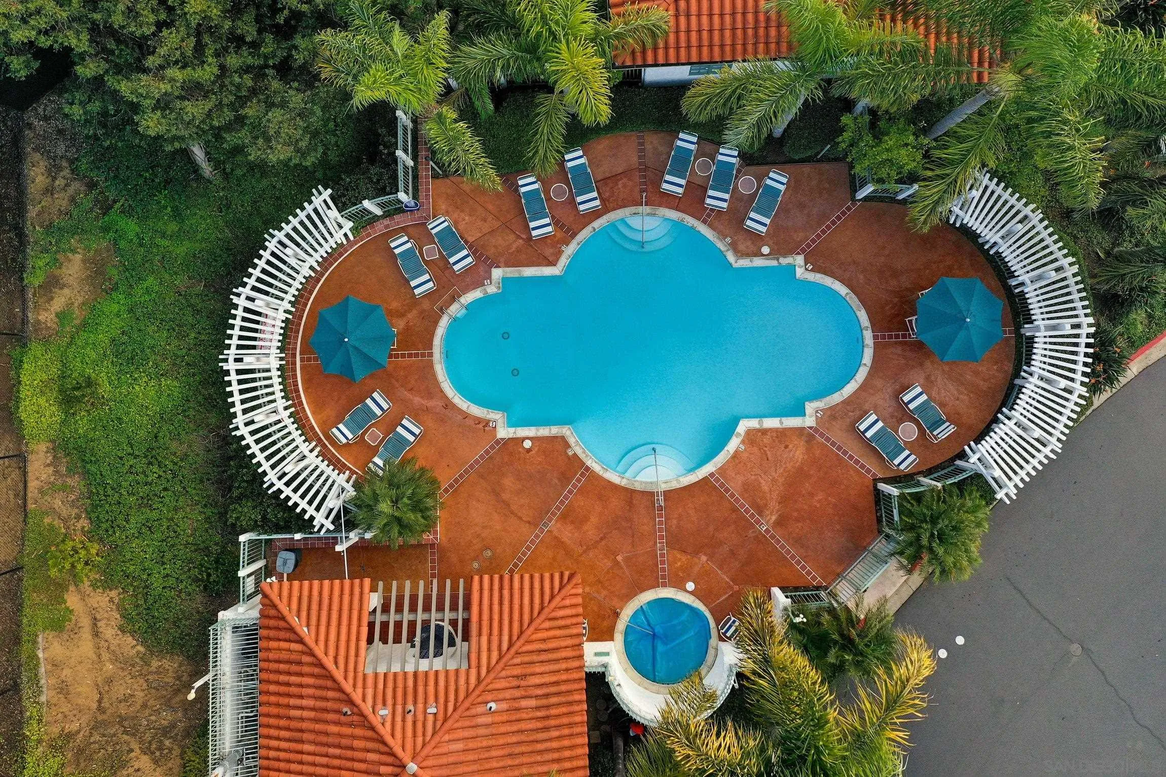 381 Playa Blanca Encinitas, CA 92024 - Photo 31 of 41 an aerial view of a house with swimming pool and outdoor space