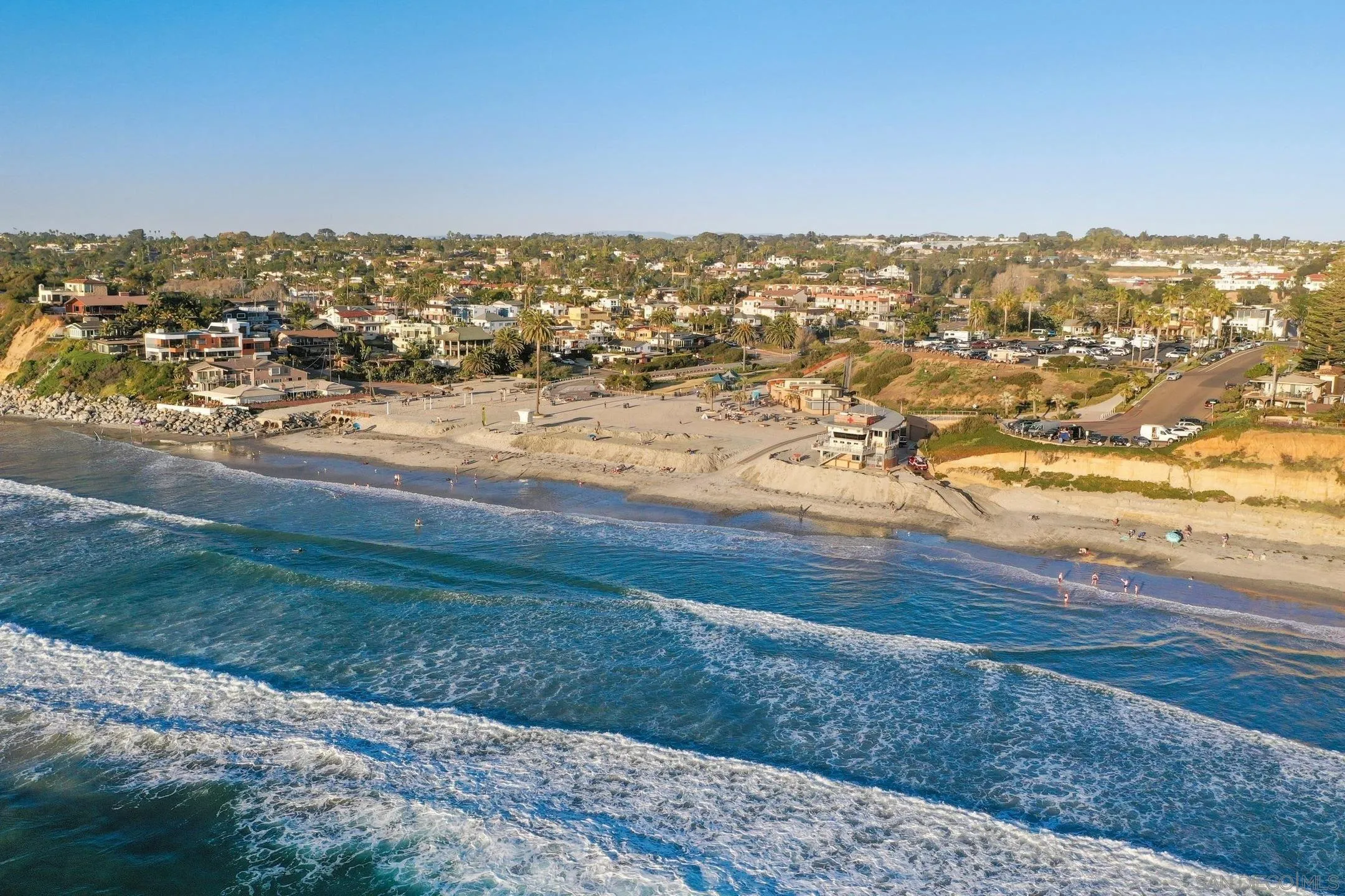 381 Playa Blanca Encinitas, CA 92024 - Photo 39 of 41 an aerial view of residential building and ocean view