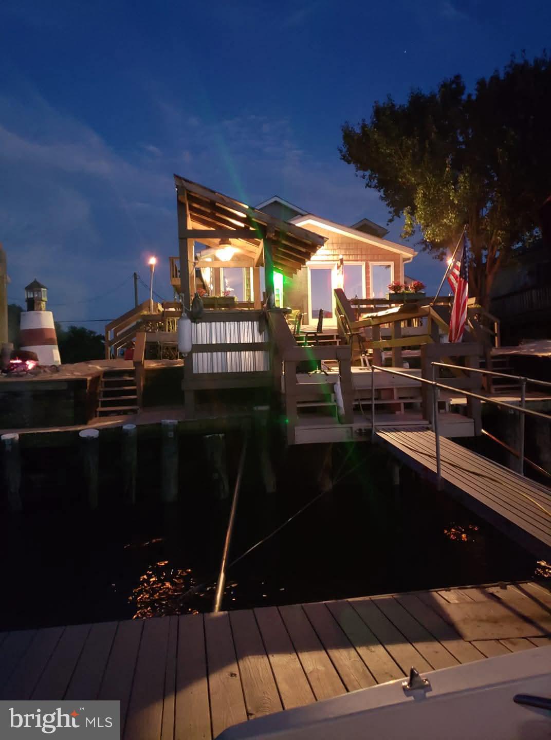 74 Sinnickson Landing Road Salem, NJ 08079 - Photo 51 of 51 Charming waterfront retreat at dusk.