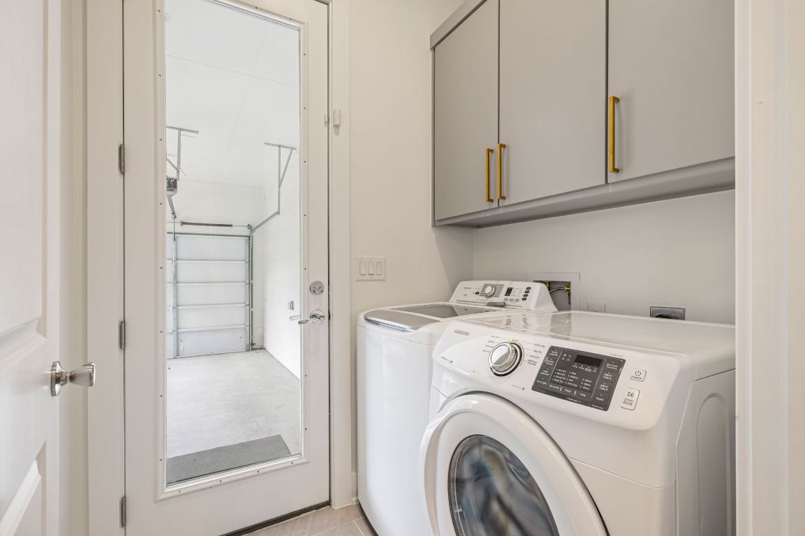 1301 Cometa Street, Unit A Austin, TX 78721 - Photo 15 of 38 Full laundry space with access to the carport