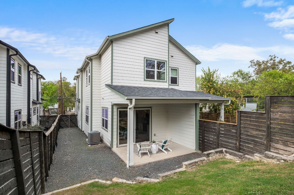 1301 Cometa Street, Unit A Austin, TX 78721 - Photo 29 of 38 Additional highlights include a tankless water heater & french drain