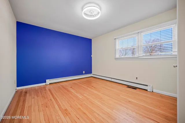wooden floor in a room