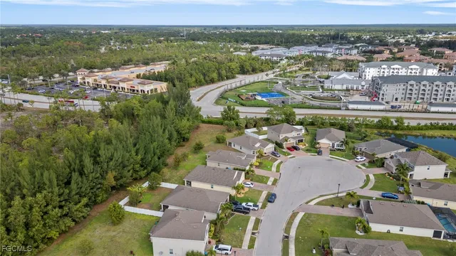 an aerial view of a city with lots of residential buildings