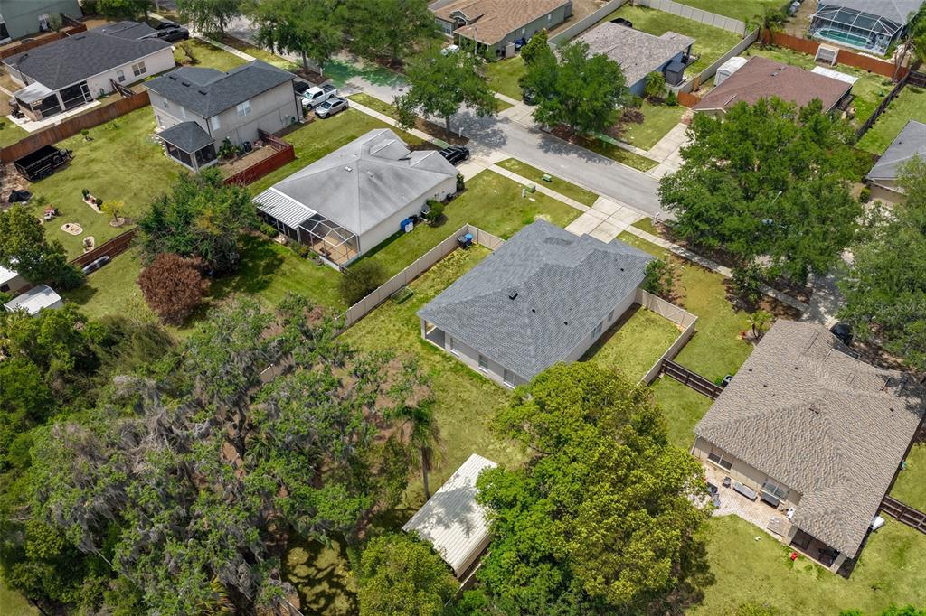 708 Coade Stone Drive Seffner, FL 33584 - Photo 47 of 48 an aerial view of houses with yard