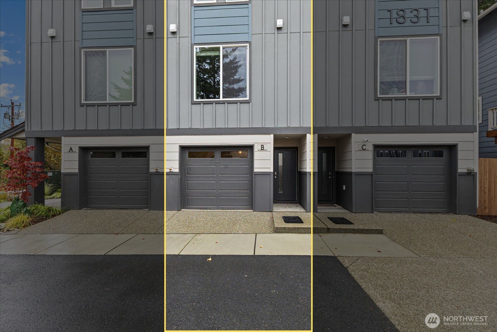 1831 100th Street Southwest, Unit B Everett, WA 98204 - Photo 2 of 27 front view of a house with a street