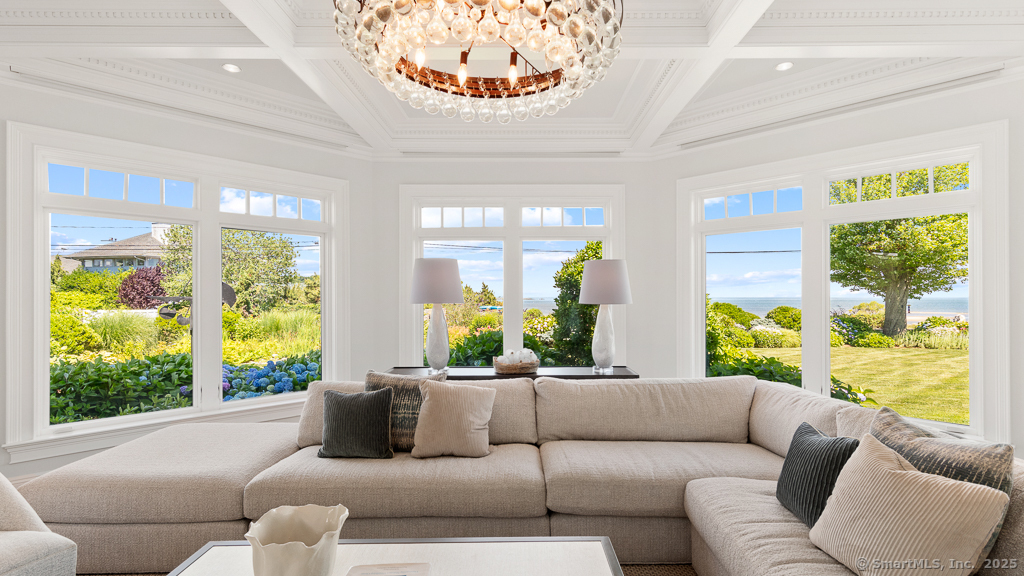 260 Hillspoint Road Westport, CT 06880 - Photo 5 of 40 a living room with furniture and a large window