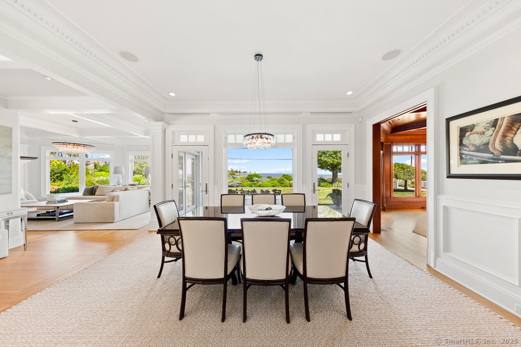 260 Hillspoint Road Westport, CT 06880 - Photo 7 of 40 a view of a dining room with furniture window and outside view