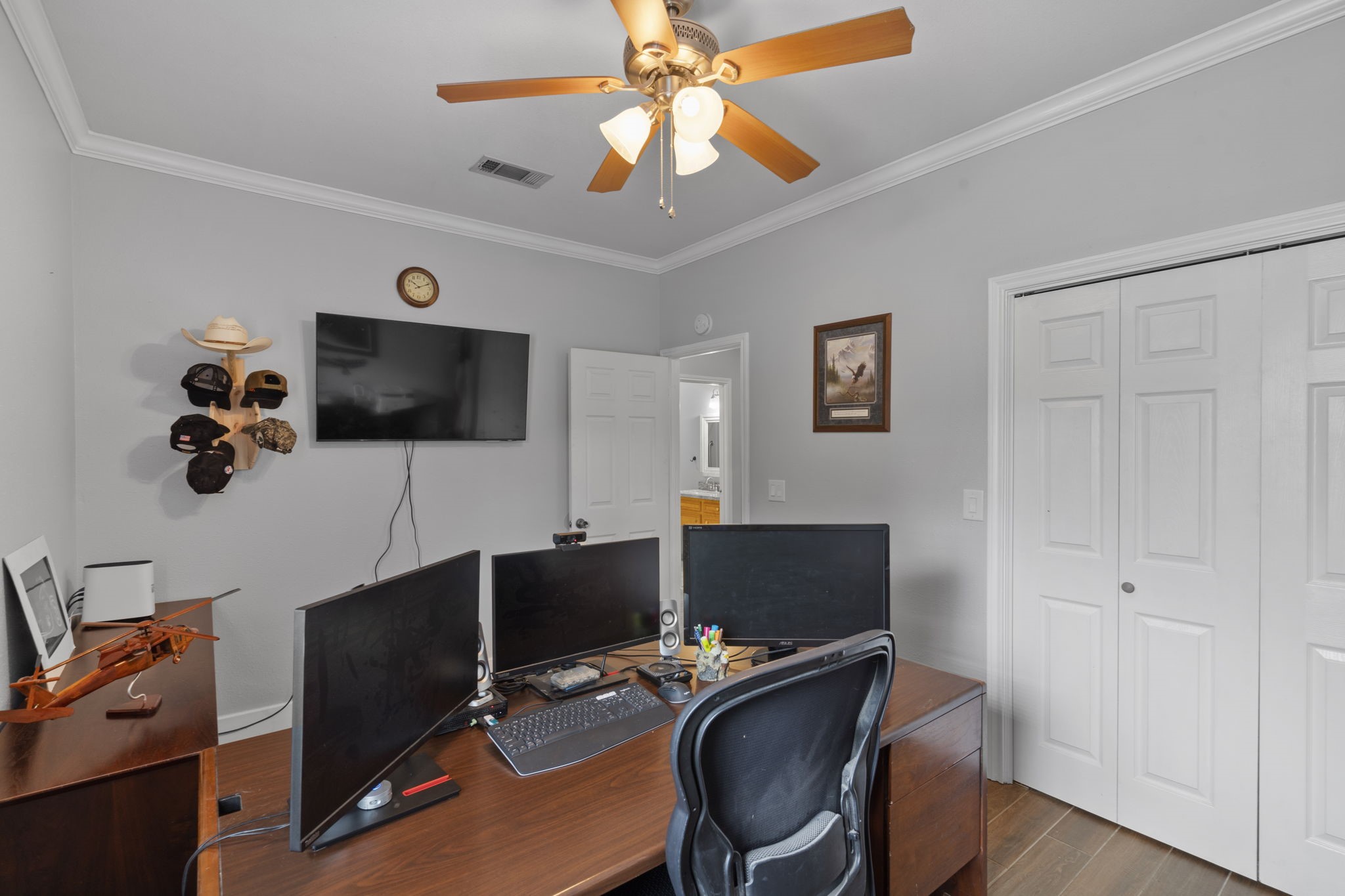 23200 Baneberry Road Magnolia, TX 77355 - Photo 26 of 39 a view of a workspace with furniture and a window