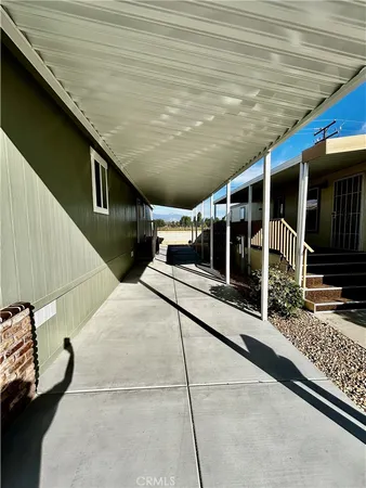 a view of a balcony