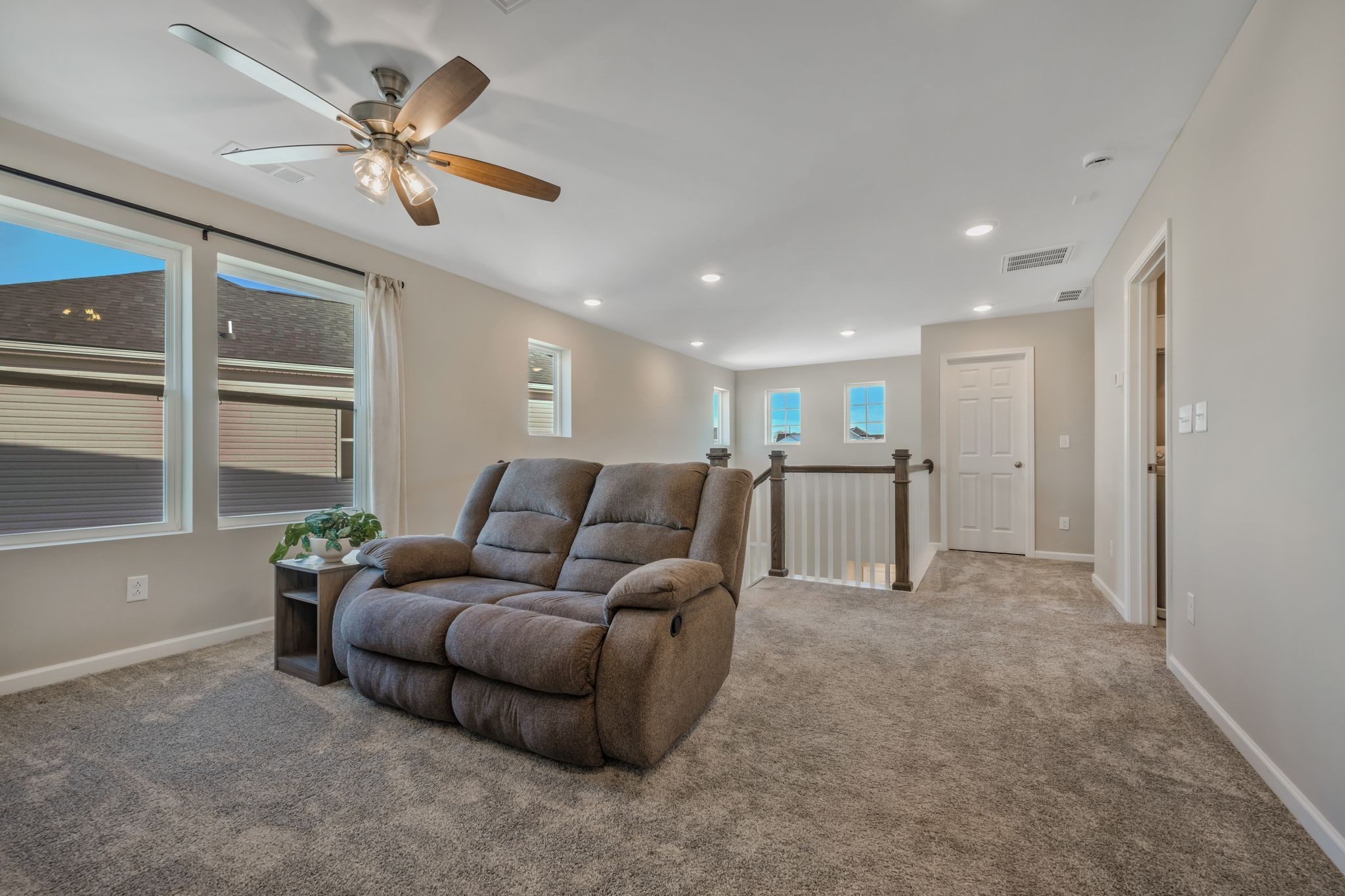 147 Timber Crest Trail White Bluff, TN 37187 - Photo 16 of 29 a living room with furniture and a ceiling fan
