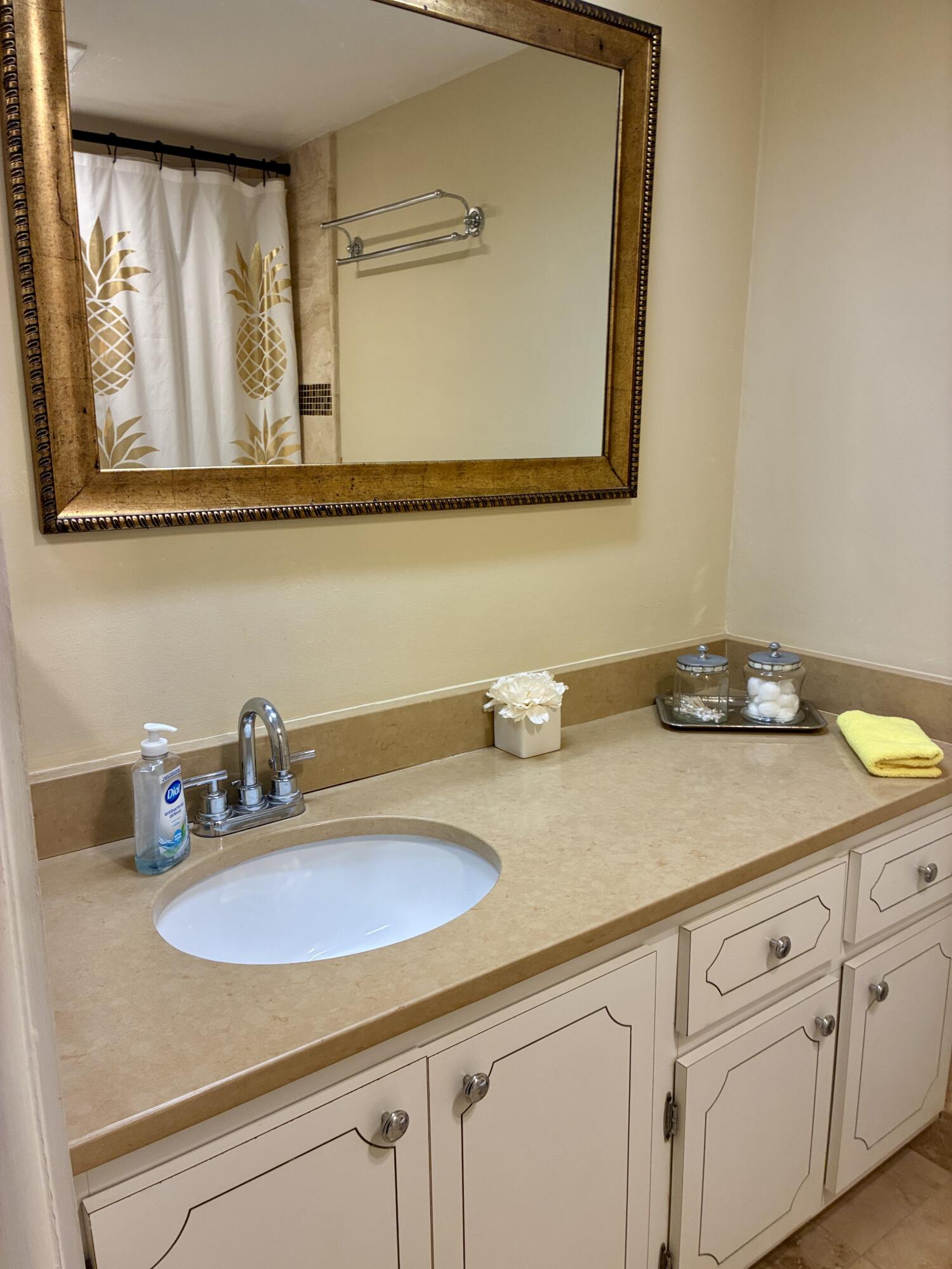 2691 South Course Drive, Unit 409 Pompano Beach, FL 33069 - Photo 15 of 22 a bathroom with a sink and a mirror
