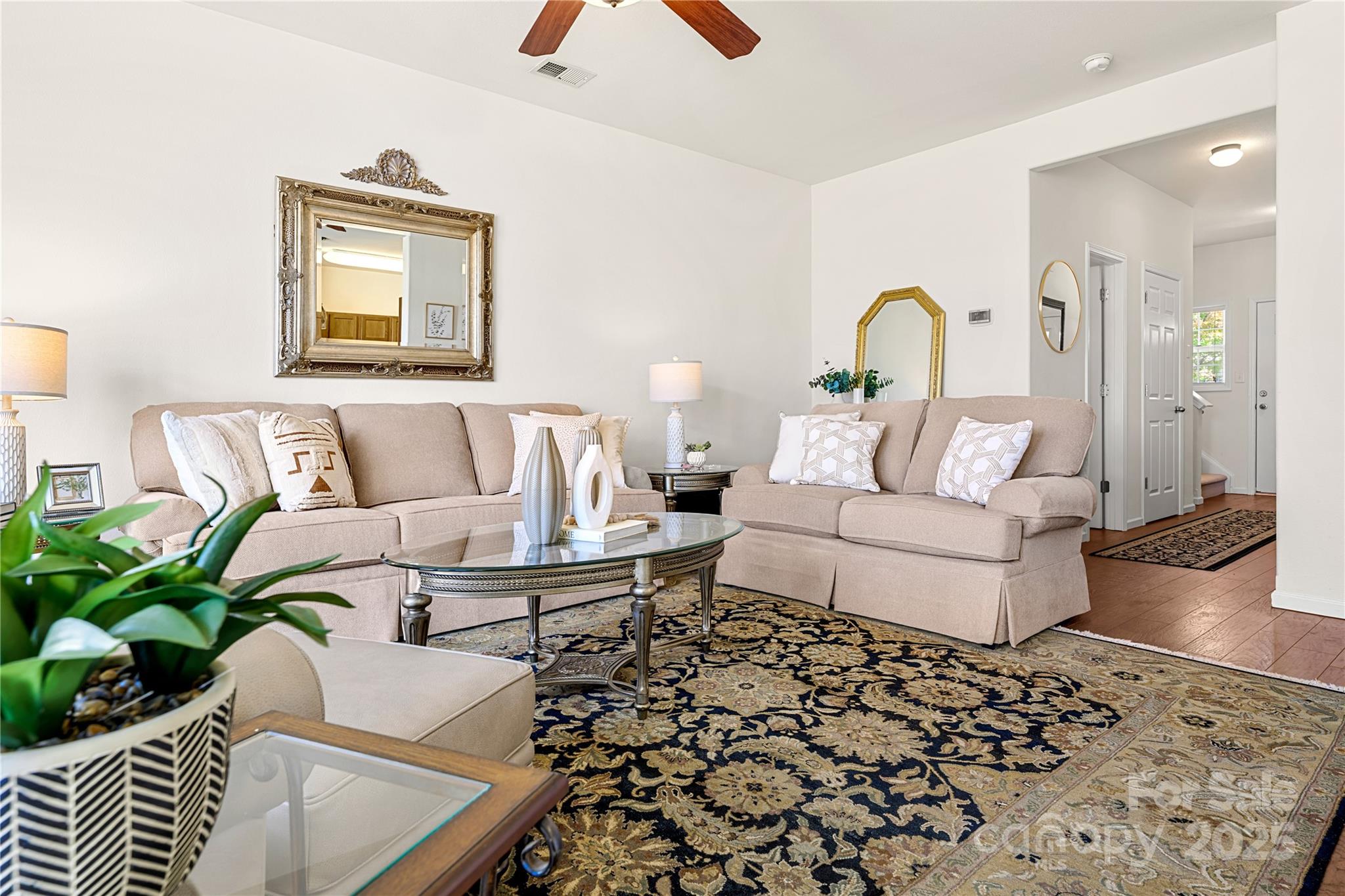 2443 Redmayne Lane Fort Mill, SC 29707 - Photo 3 of 43 a living room with furniture and wooden floor