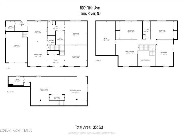 $699,900 | 809 5th Avenue, Toms River, NJ 08757