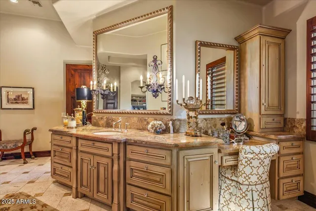 a view of a dining room with furniture and window