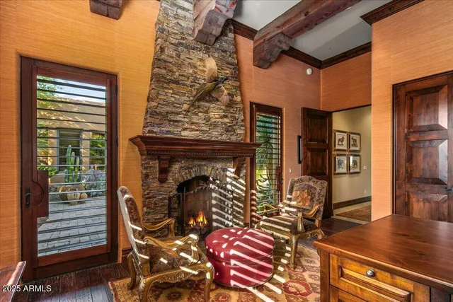 a view of a potted plants in front of a house