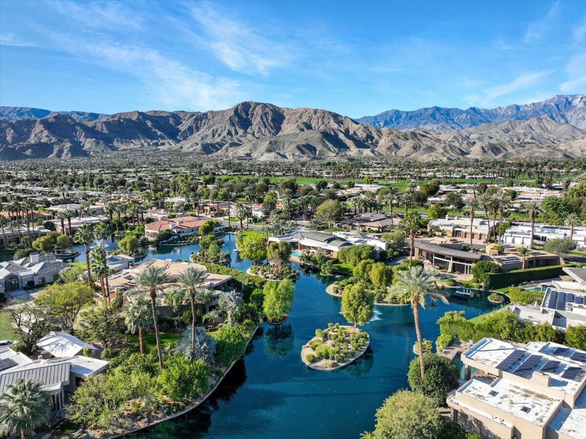 102 Waterford Circle Rancho Mirage, CA 92270 - Photo 42 of 44 an aerial view of a house with a mountain