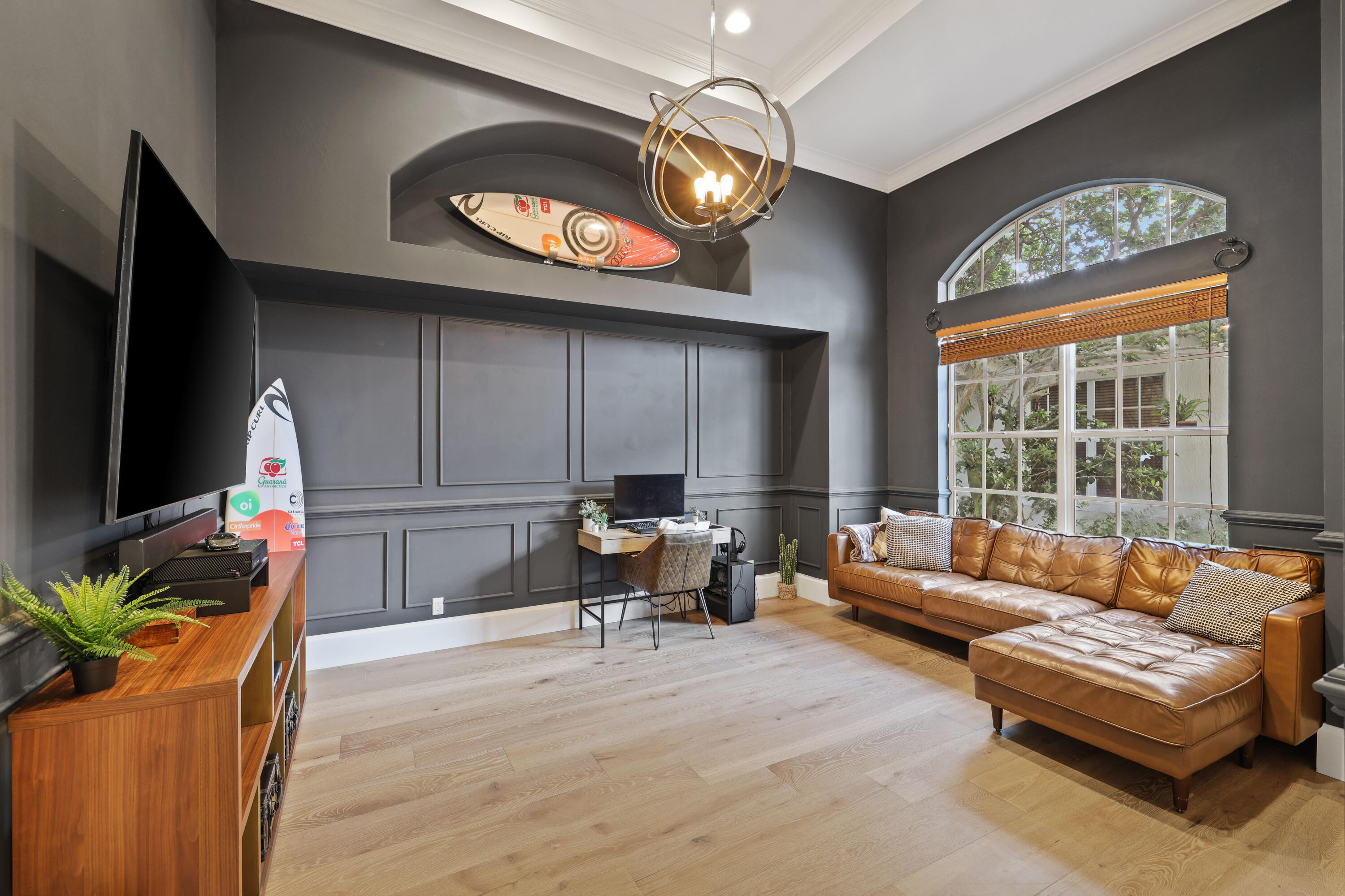 562 Rookery Place Jupiter, FL 33458 - Photo 39 of 72 a living room with furniture and a flat screen tv