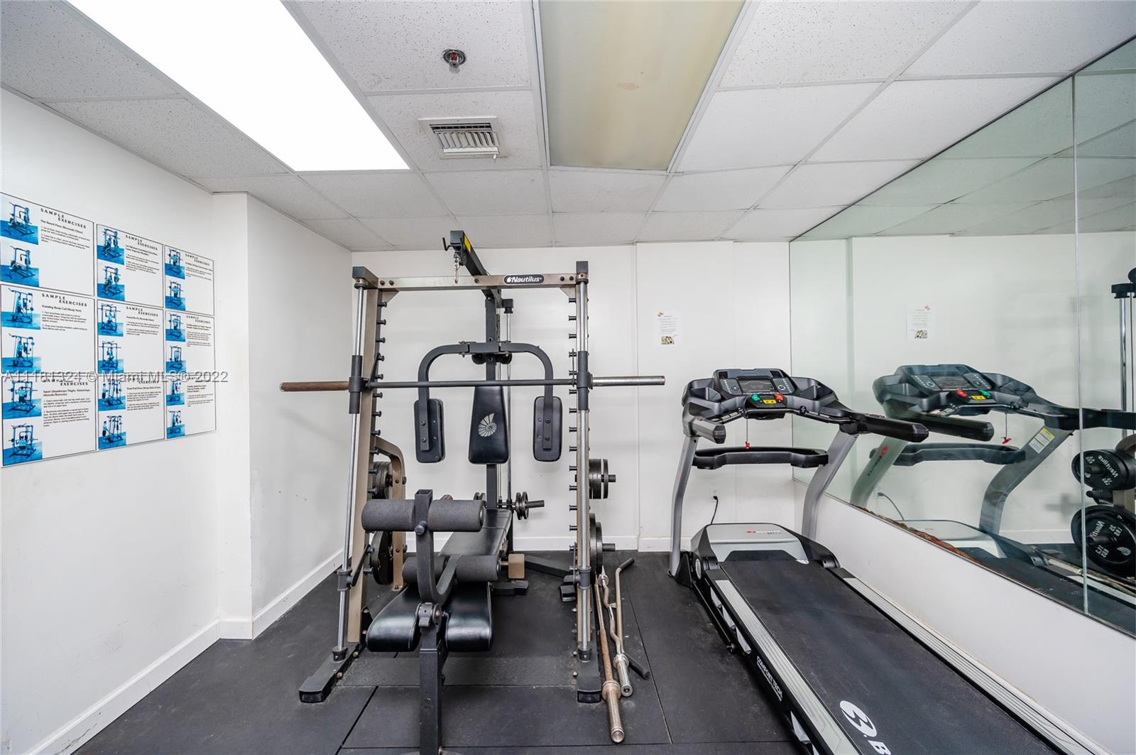 2400 Southwest 3rd Avenue, Unit 802 Miami, FL 33129 - Photo 26 of 26 a view of a room with gym equipment