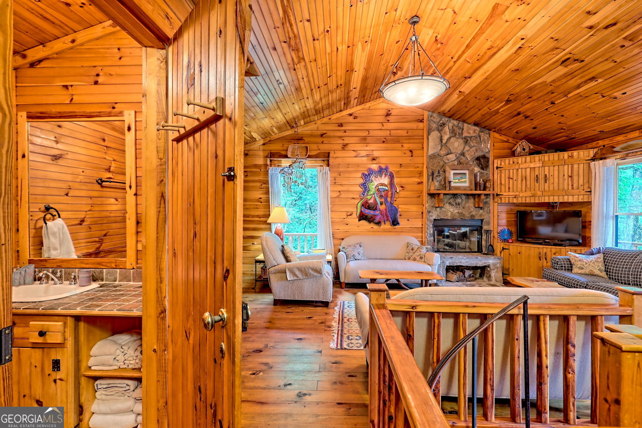 3019 Moccasin Creek Road Clarkesville, GA 30523 - Photo 30 of 72 view of an outdoor space with seating area