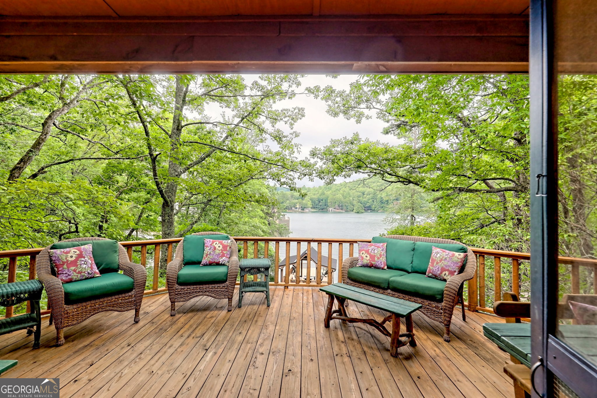 3019 Moccasin Creek Road Clarkesville, GA 30523 - Photo 33 of 72 a outdoor view with a sitting space and large trees