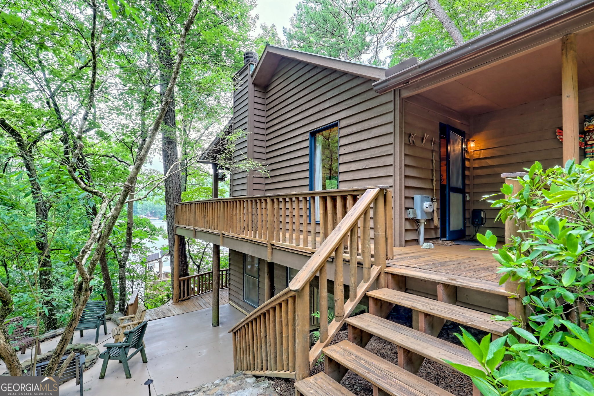 3019 Moccasin Creek Road Clarkesville, GA 30523 - Photo 8 of 72 a view of house with deck and outdoor space