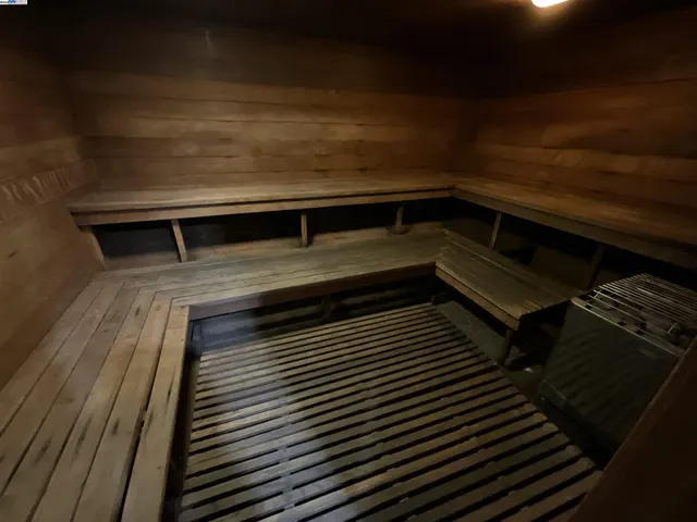 a close view of oven