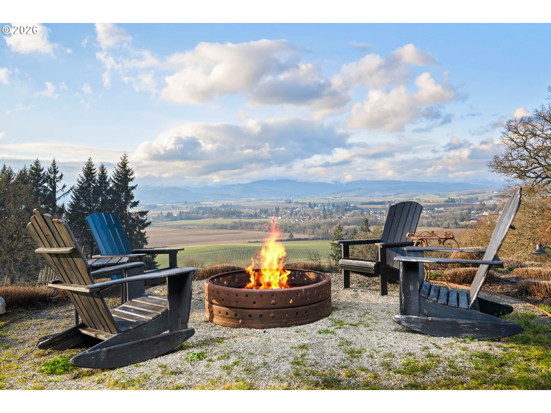 15682 Northeast Yamhill Road Yamhill, OR 97148 - Photo 23 of 47 a view of a roof with sitting area