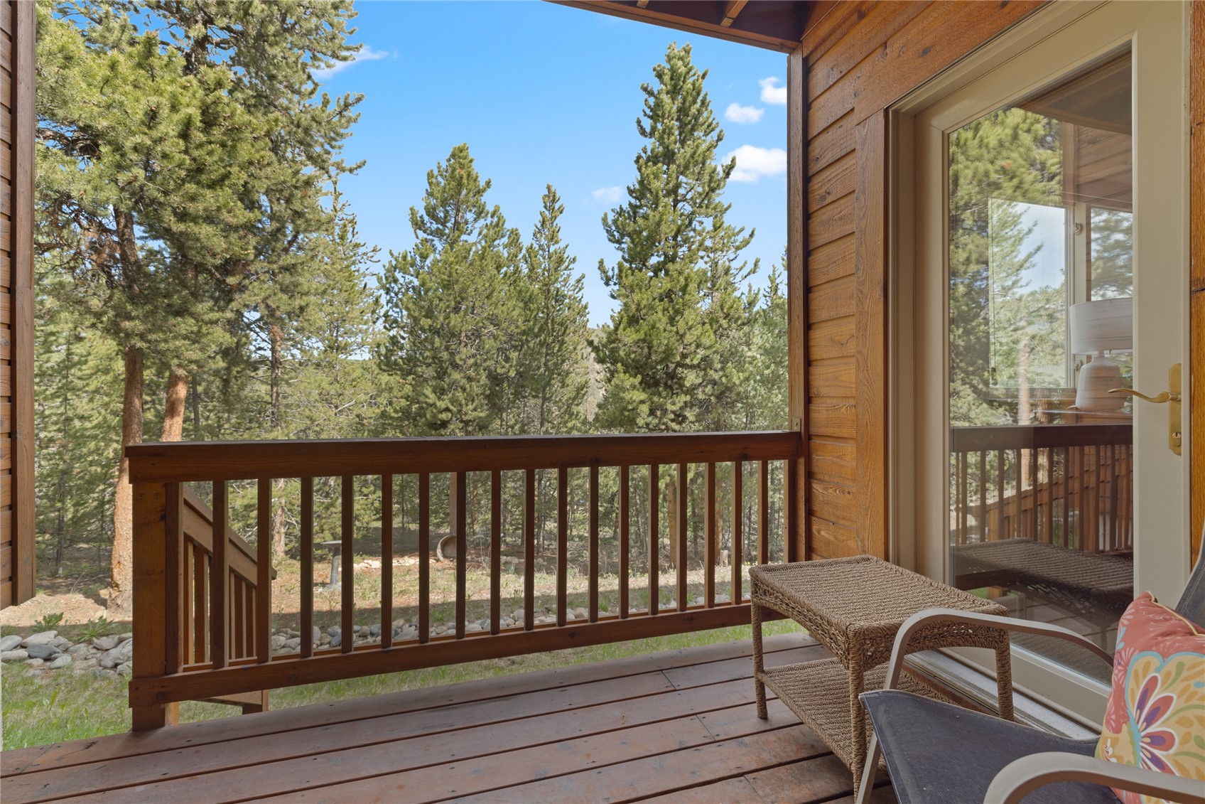 97 Lookout Ridge Drive, Unit 97 Dillon, CO 80435 - Photo 27 of 41 lower level deck