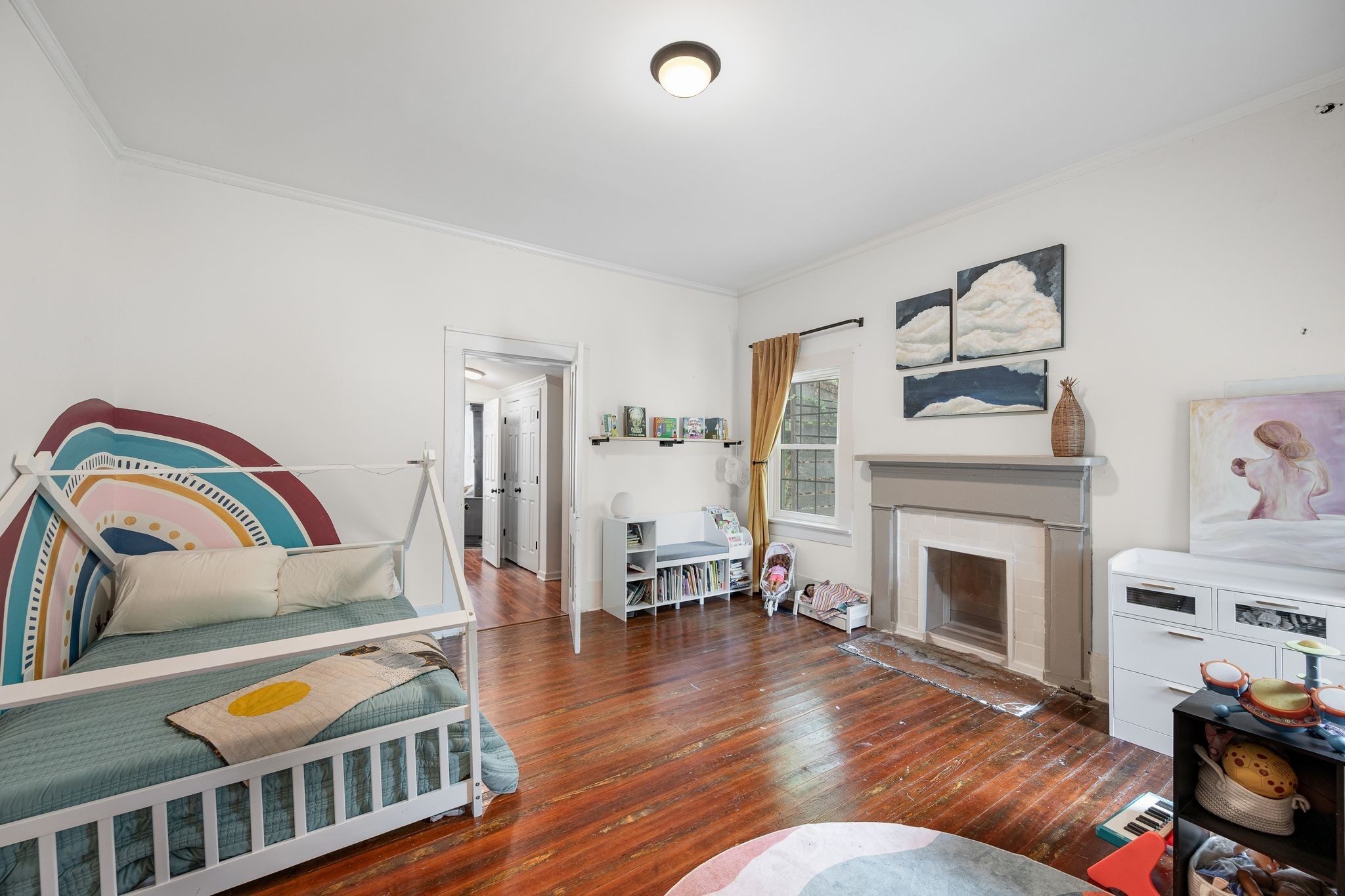 311 West 13th Street Columbia, TN 38401 - Photo 21 of 47 a living room with furniture and a fireplace