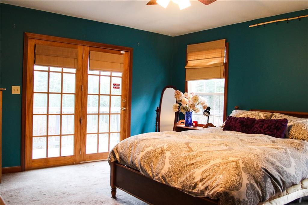 105 Ober Road Surry, ME 04684 - Photo 22 of 32 Master Bedroom with French doors to...