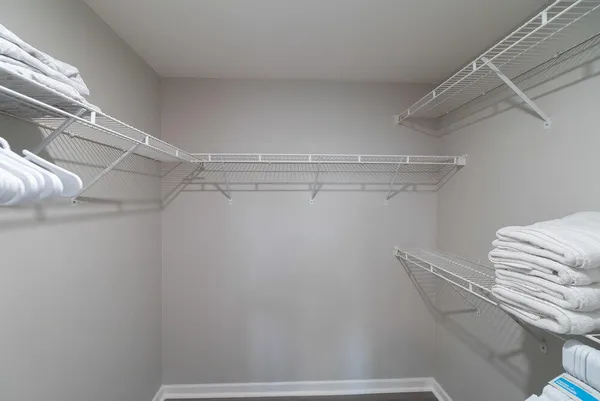 a view of walk in closet
