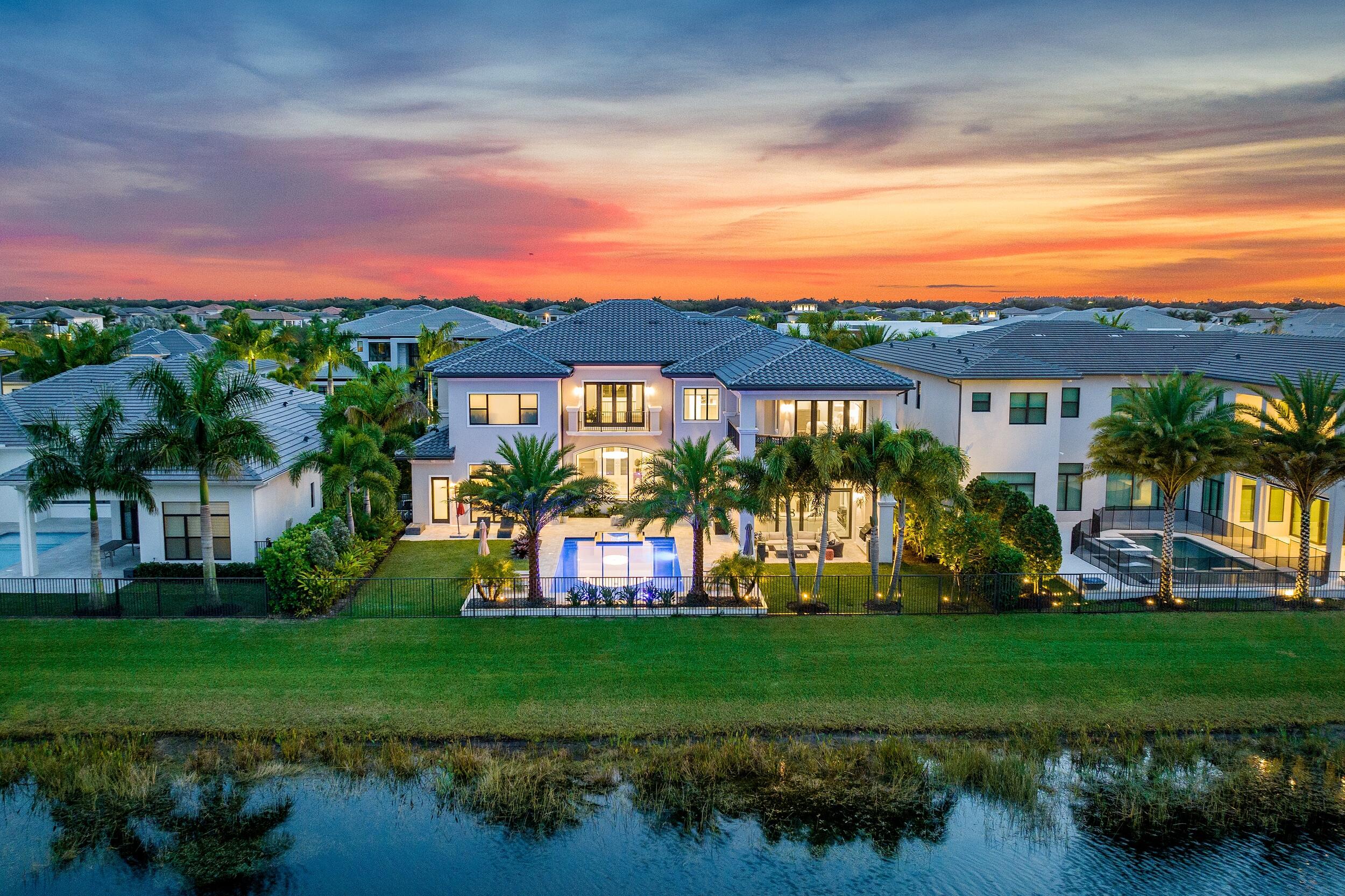 17206 Brulee Breeze Way Boca Raton, FL 33496 - Photo 53 of 53 Sunset Aerial