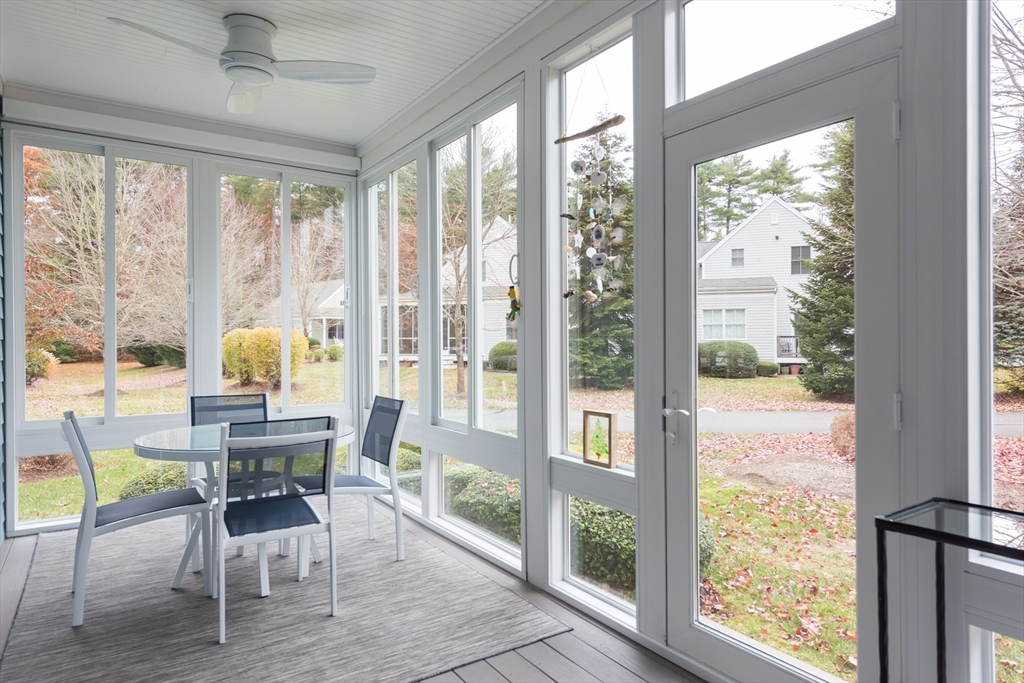 9 Hathaway Pond Circle, Unit 9 Rochester, MA 02770 - Photo 10 of 38 a dining room with furniture window and outside view